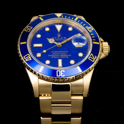 rolex con quadrante blu|rolex submariner blue dial.